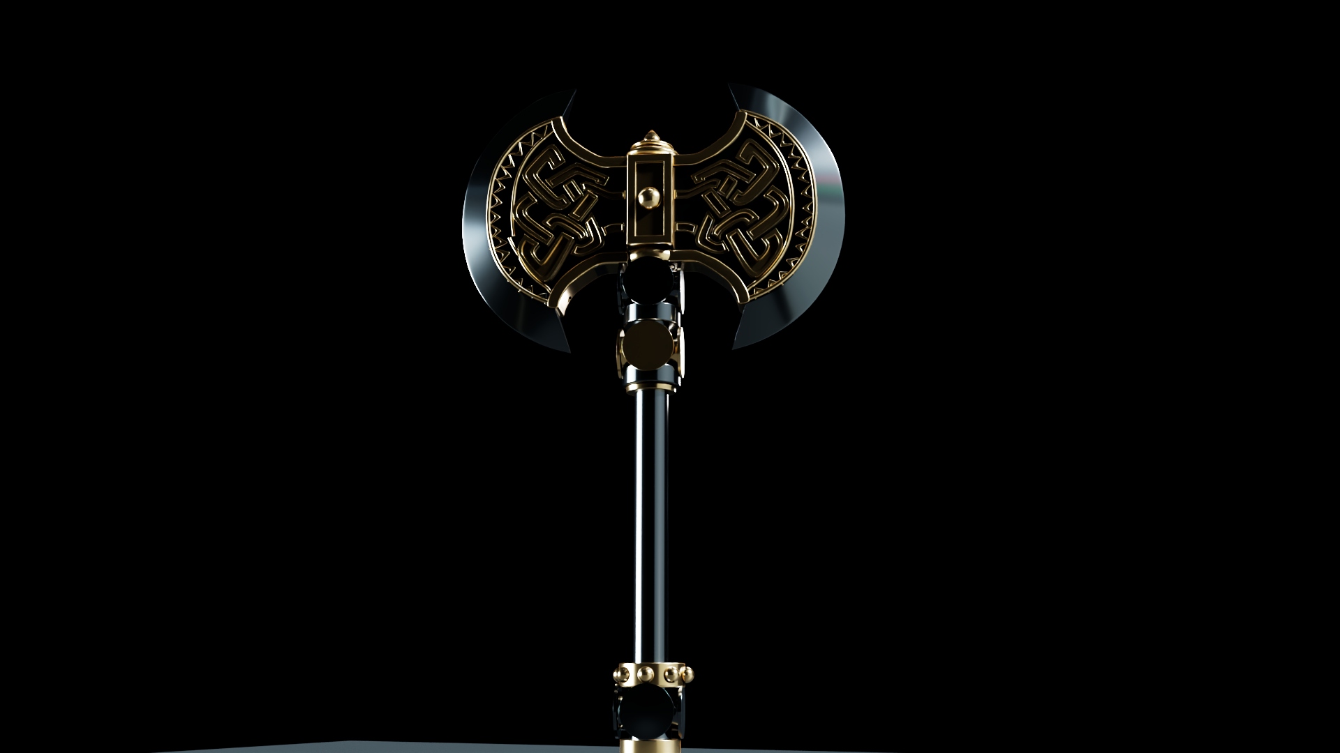 Axe 3D model render